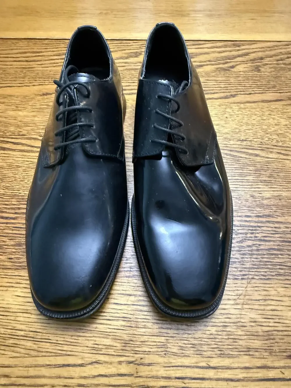 Jos A Bank Shoes Mens Size 8.5 Black Dress Oxford Jazz Formal Lace Up Comfort